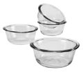 Custard Cup Set Clear 4PCS