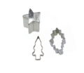 MINCE PIE AND ICING CUTTERS SET OF 3