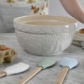 THE PANTRY LARGE WHITE CERAMIC BOWL 27 X 27 X 13.5CM