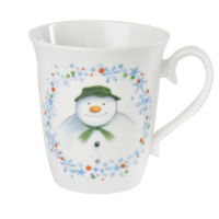 THE SNOWMAN™ LIGHT BLUE SINGLE MUG, GIFTING, THE SNOWMAN, EDDINGTONS, PORCELAIN, MUG, RAYMOND BRIGGS