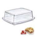 #GLASS BUTTER DISH CLEAR