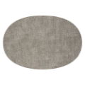 SKY GREY FABRIC OVAL REVERSIBLE PLACE MAT