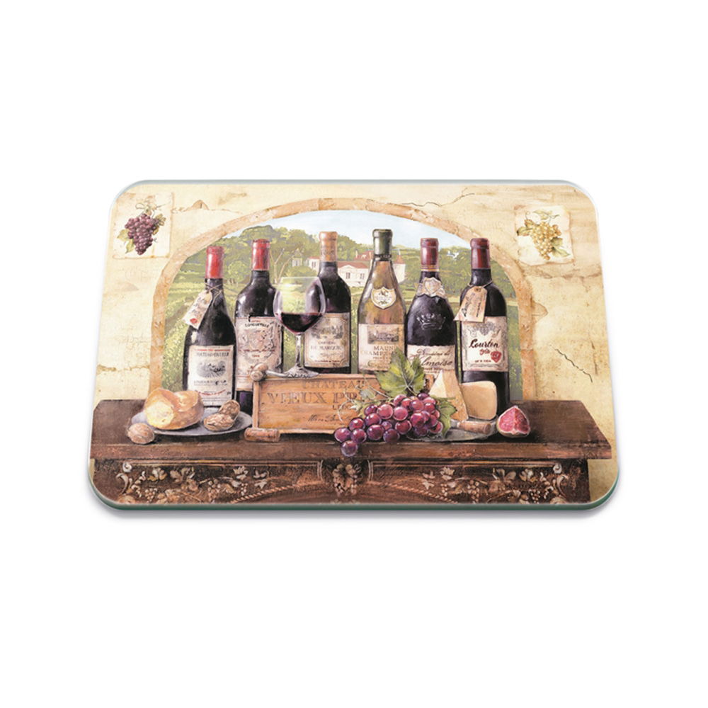 DEGUSTATION DE VIN 40 x 30 CM MEDIUM GLASS WORKTOP PROTECTOR