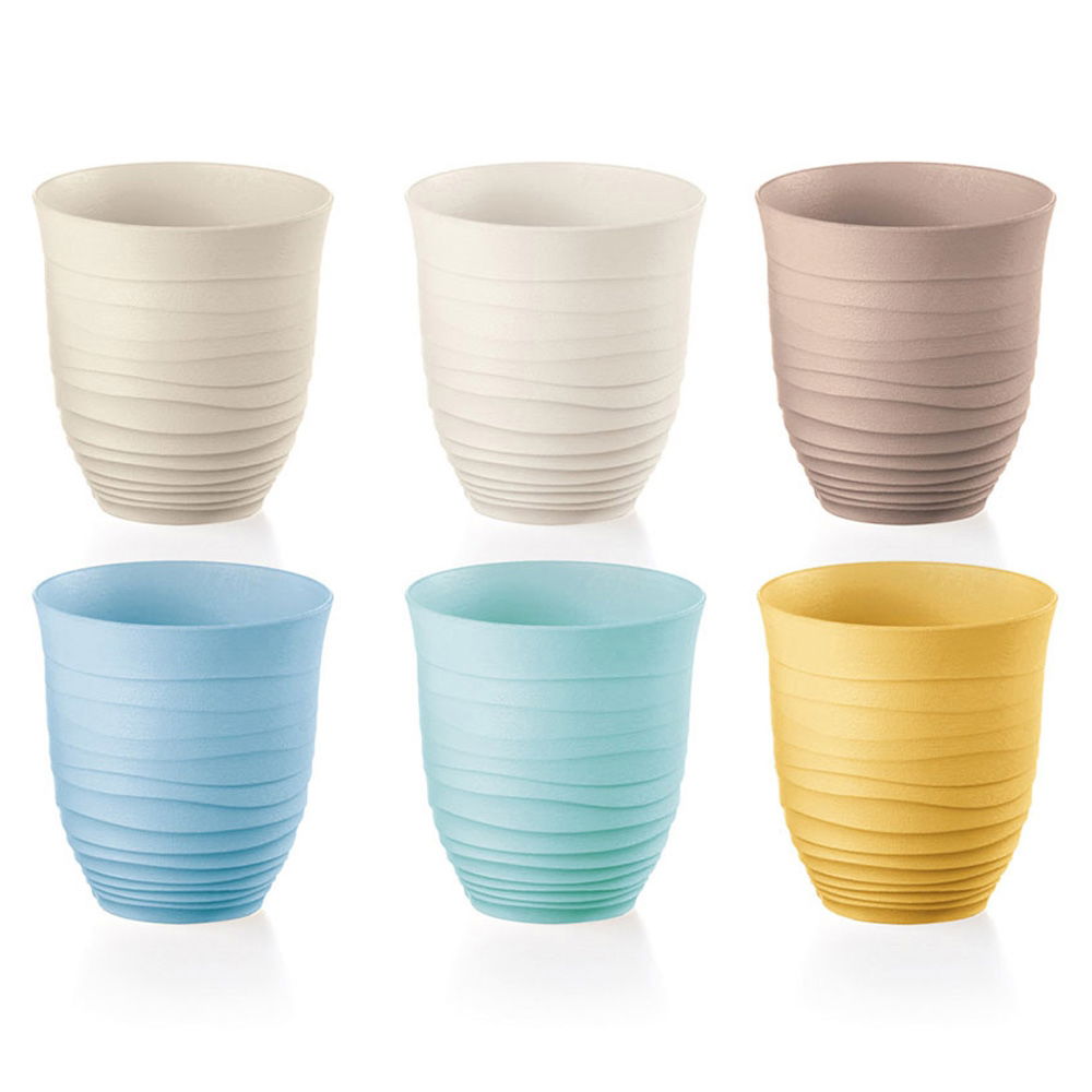 ASSORTED SET OF 6 LOW TUMBLERS TIERRA