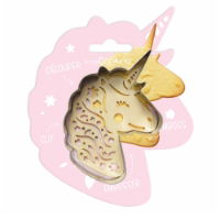  UNICORN COOKIE CUTTER & WOODEN EMBOSSER