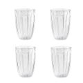 DOLCE VITA MOTHER OF PEARL SET OF 4 TUMBLERS