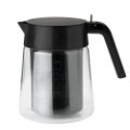 NOHR GLASS SERVER JUG METALLIC BLACK