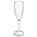 ACRYLIC, SINGLE CHAMPAGNE FLUTE, 175MM, DRINKWARE, GLASSES, OUTDOOR, PICNIC, BBQ, FLUTE,