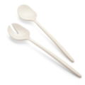 MILK WHITE SALAD SERVERS TIERRA