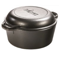 LODGE DOUBLE DUTCH OVEN 10 .38 INCH DIA (26.37CM)