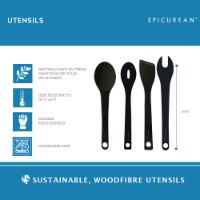 BLACK WOOD FIBRE SPORK