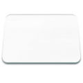 WHITE 50 X 40CM LARGE GLASS WORKTOP PROTECTOR