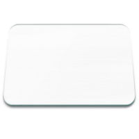 WHITE 50 X 40CM LARGE GLASS WORKTOP PROTECTOR