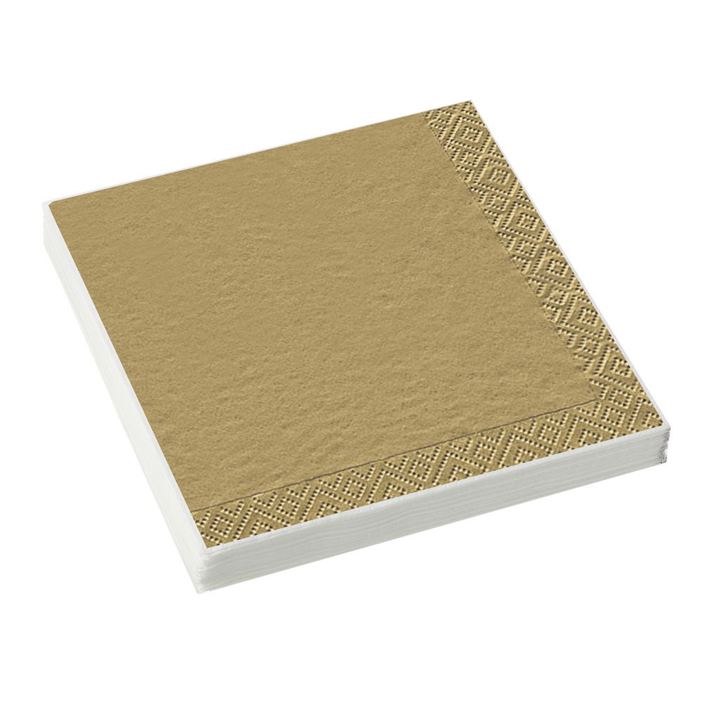 UNI GOLD NAPKINS 