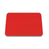 RED MEDIUM GLASS WORKTOP PROTECTOR 40 X 30CM