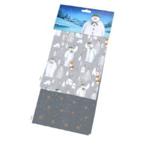 THE SNOWMAN ALPINE ADVENTURE SET OF 2 TEA TOWELS