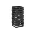 12in SQ BLACK MULTI LEVEL RISE