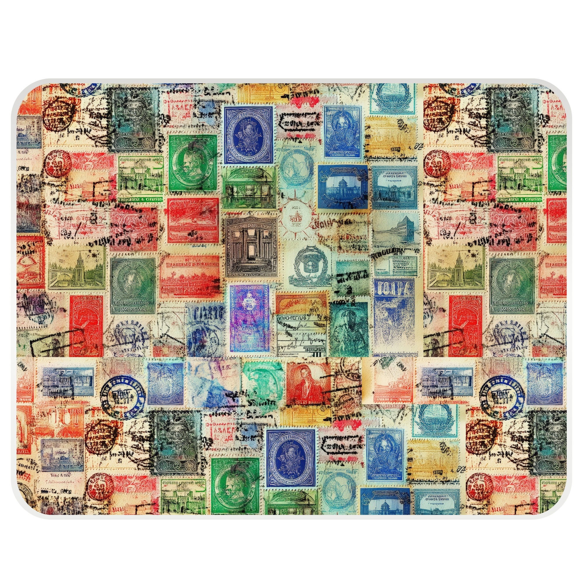 VINTAGE STAMPS MED WORKTOP PROTECTOR (CL)