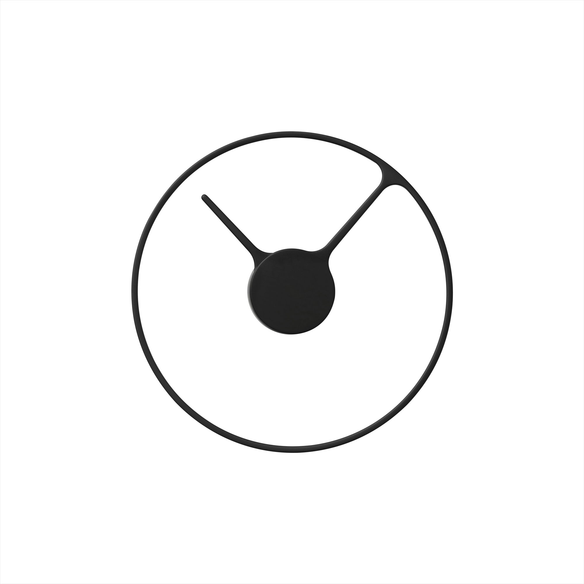 STELTON TIME WALL CLOCK Ø 30 CM  LARGE  BLACK