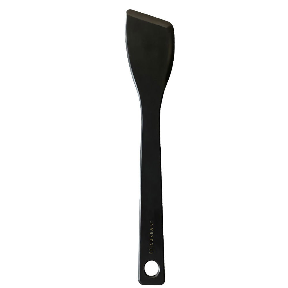 BLACK WOOD FIBRE ANGLED SPATULA