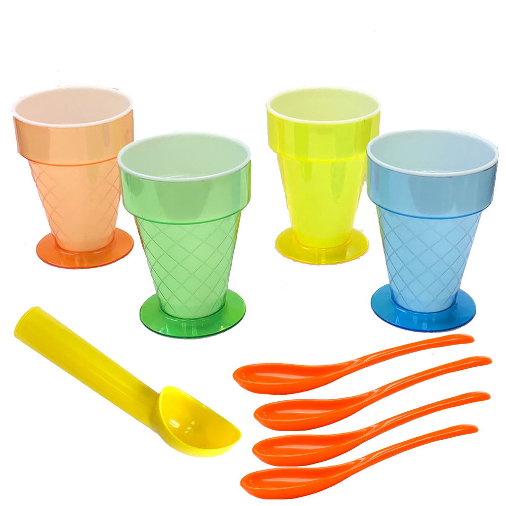 ice cream cups, spoons and scoop, buy ice cream cups, buy spoons, ice cream, buy, scoop, for ice cream, lolly, lollies,