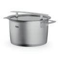 PHI COLLECTION HIGH SIDED STEW POT WITH GLASS LID 24CM DIA