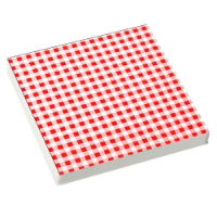 KARO RED 33 X 33CM 3 PLY PAPER NAPKINS