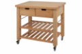 #LAMBOURN CONTEMPORARY 2 DRAWER KITCHEN TROLLEY