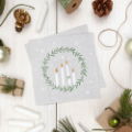 DELICATE WREATH PAPER NAPKINS 33 X 33CM