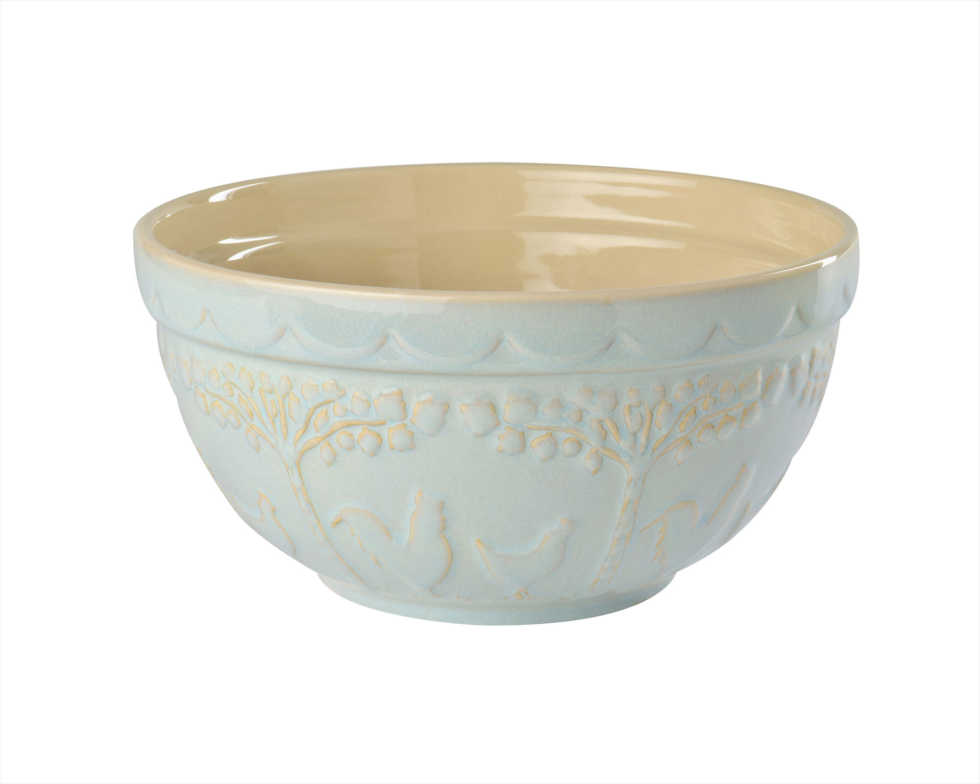 THE PANTRY MEDIUM BLUE CERAMIC BOWL 23 X 23 X 11.8CM