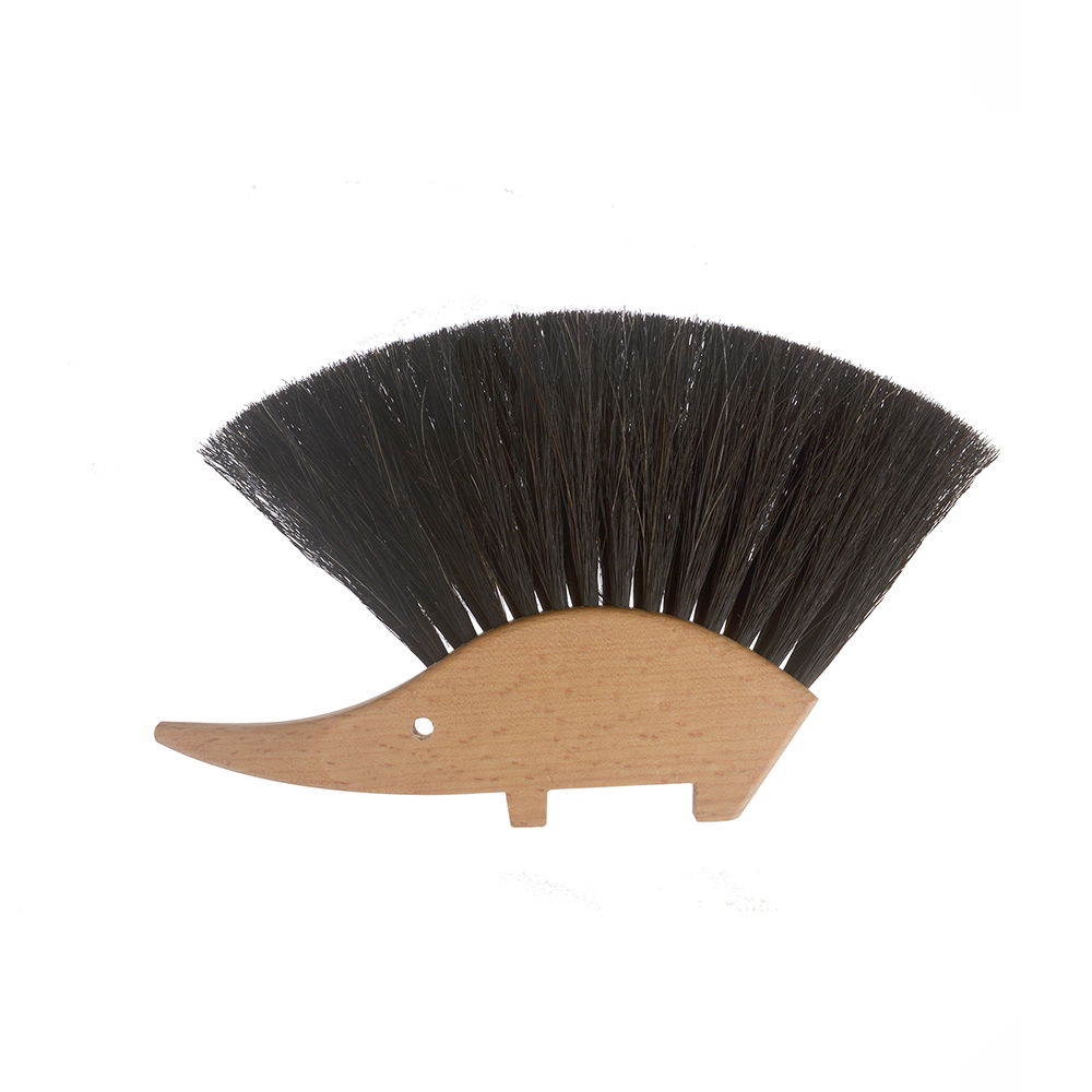 VALE, HEDGEHOG, BRUSH, NATIURAL BRISTLES, 14 X 11CM