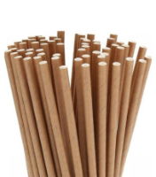 ####KRAFT PAPER STRAWS x 250