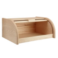 BEECHWOOD ROLL TOP BREAD BIN