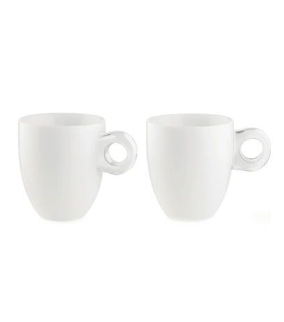 ####SET OF 2 MUGS GOCCE CLEAR