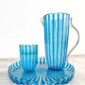  DOLCE VITA TURQUOISE PITCHER WITH LID 