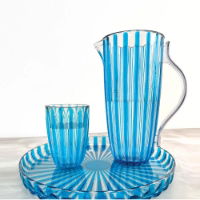  DOLCE VITA TURQUOISE PITCHER WITH LID 