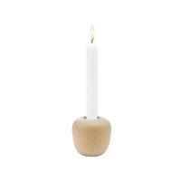 ORA CANDLEHOLDER SMALL  BEECH WOOD