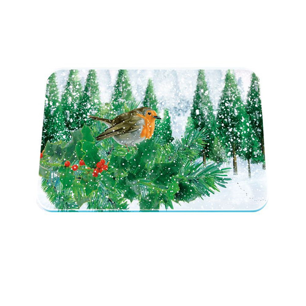 CHRISTMAS ROBIN MEDIUM WORKTOP PROTECTOR