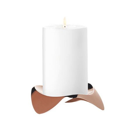 PAPILIO UNO CANDLEHOLDER  COPPER