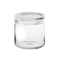 CLEAR STORAGE JAR WITH AIRTIGHT LID 500ML