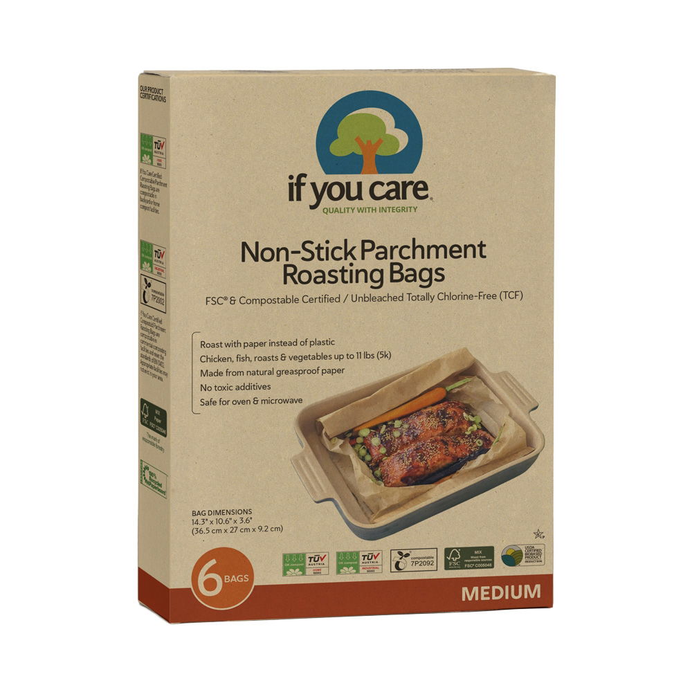 IF YOU CARE NON STICK PARCHMENT ROASTING BAGS