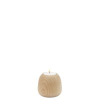 ORA CANDLEHOLDER SMALL  BEECH WOOD