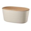 TIERRA BREAD BIN WITH BAMBOO BREADBOARD TAUPE 