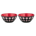 LE MURRINE SET OF 2 BOWLS, 12.5CM DIA, GUZZINI, HOME, DECOR, STYLISH, GLASSMAKING, BOWL, HOMEWARE, KITCHEN, BPA FREE, BUY ONLINE, TRADE, COOKSHOP