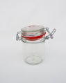 6 x 400ML CLIP TOP JARS