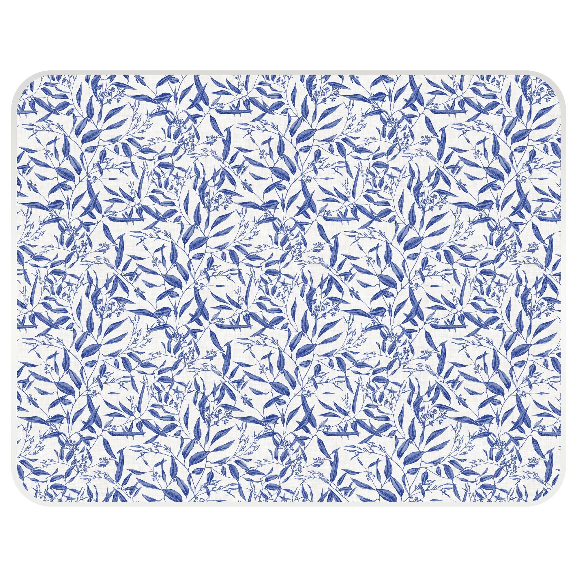 BLUE WILLOW GLASS WORKTOP PROTECTOR 30 X 40CM (CL)