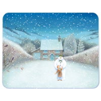 THE SNOWMAN AND JAMES MED WORKKTOP PROTECTOR (CL)