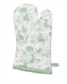 PETER RABBIT CLASSIC GREEN PATTERN SINGLE OVEN GLOVE