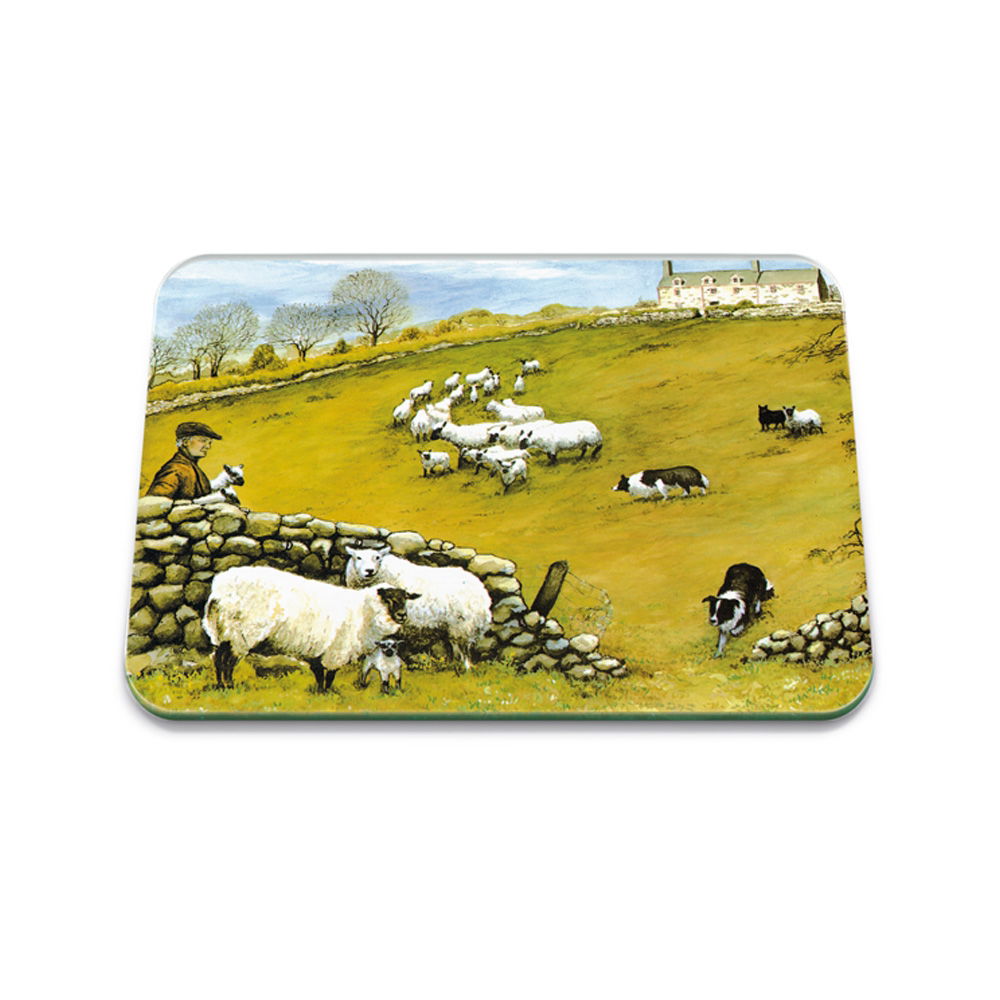 SHEEP DOG 40 x 30CM MEDIUM GLASS WORKTOP PROTECTOR