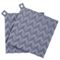 HOLD ON POT HOLDERS  2 PCS   DARK BLUE